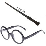 Vice Harry Potter Asası 30 cm ve Siyah Çerçeveli Harry Potter Gözlüğü Seti GO-53-vice 04851