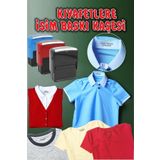 Vice Kıyafetlere Isim Baskı Kaşesi / Kıyafet Kaşesi / Kumaş Elbise Kaşesi