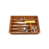 Vice KÜÇÜK - AHŞAP RENK - 7 BÖLMELİ ÇEKMECE İÇİ KAŞIKLIK 36X32CM GO-53-vice 01450