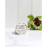 Vice Sevgililer Günü Etiketi - Sevgililer Gününüz Kutlu Olsun Baskılı 60 Adet Karton Etiket (4 Cm) - Beyaz