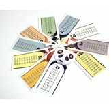 Vice Sevimli Hayvanlar Temalı Pvc Plastik Çarpım Tablosu Kartları 8 x 19 cm