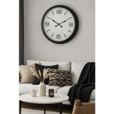 Vice Zentime Siyah Modern Şık 60 Cm Metal Duvar Saati