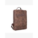 VICENZA Chestnut Brown 13–14 inç Laptop Bölmeli Hakiki Deri Sırt Çantası