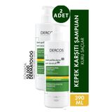 Vichy Dercos Anti-Dandruff Şampuan Kuru Saçlar için Kepek Karşıtı 390 ml 2 Adet 109232-2-1