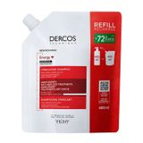 Vichy Dercos Energisant 400 ml Krem Şampuan Tüm Saç Tipleri İçin Saç Dökülmesine Karşı Etkili