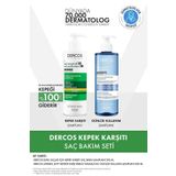 Vichy Dercos Kuru Saçlar İçin Saç Bakım Seti: Kepek Karşıtı Şampuan& Mineral Soft Bakım Şampuan 400 ml