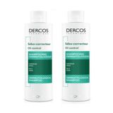 Vichy Dercos Oil Control Aşırı Yağlanmaya Karşı Etkili 2x200 ml Şampuanı