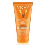 Vichy Ideal Soleil 50 Faktör Yaşlanma Karşıtı Karma-Yağlı Ciltler İçin Renksiz Yüz Güneş Koruyucu Krem