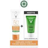 Vichy Ideal Soleil Parlama Karşıtı Cilt Bakım Seti: Capital Soleil Spf50+&Normaderm Arındırcı Jel