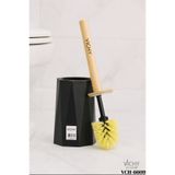 Vichy KLOZET FIRÇASI SİYAH VCH-6609 BAMBU AHŞAP SAPLI