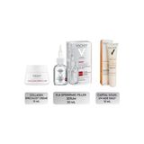 Vichy Liftactiv - Derin Kırışıklık Karşıtı Cilt Bakım Rutini 3'lü Set + Çanta Hediyeli (15 ml+15 ml+30 ml)