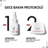 Vichy Liftactiv Derin Kırısıklık Karşıtı Retinol Serum Bakım Seti, Kolajen Bakım Kremi Li