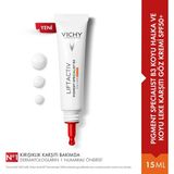 Vichy Liftactiv Koyu Halka ve Leke Karşıtı Göz Kremi SPF50+ 15 ml Tüm Ciltler İçin Etkili Koruma