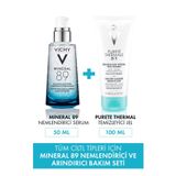 Vichy Mineral 89 Nemlendirici Serum 50 ml + Purete Thermale 3'ü 1 Arada Temizleyici 100 ml Bakım Seti