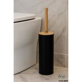 Vichy SİYAH KLOZET FIRÇASI VCH-6607 AHŞAP SAPLI x60