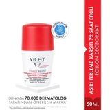 Vichy Stress Terleme Karşıtı Yoğun Kontrol Roll-on Deodorant 50 ml Erkekler ve Kadınlar İçin - 140 ml