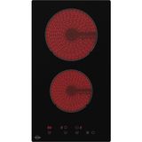 Vicoa VTC-3002 2 Gözlü Vitroseramik Elektrikli Siyah Cam Ankastre Ocak