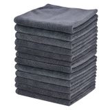 VIcolour Mikrofiber Yüz Bezi Makyaj Temizleyici Bez Yüz Temizleme Bezleri Yumuşak Yüz Bezleri 30,48 x 30,48 cm 12 Paket, Gri 12 paket, 30,48 cm x 30,48 cm