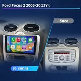 Victor Ford Focus 2 (2005-2011Yıl) Android Sürüm 13 Kablosuz Carplay Navigasyon Multimedya 9 Inç Ekran 2G Ram + 32GB Hafıza Çerçeve ve arka görüş kamerası dahildir - Siyah