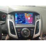 Victor Ford Focus 3 / 4（2012-2018） Android Kablosuz Carplay Navigasyon Multimedya 9 Inch Kuantum Ekranı 8G Ram + 128GB Hafıza Çerçeveli ve arka görüş kameralı - Şeffaf