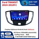 Victor Ford TRANSIT(2014-2018 Yıl) Android Sürüm 13 Multimedya Kablosuz Carplay Navigasyon 9 Inç Ekran 2g Ram +32GB Hafıza Çerçeveli ve arka görüş kameralı - Siyah