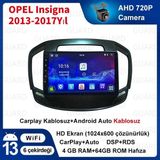 Victor Opel Insignia 2013-2017 Android Sürüm 13 Kablosuz Carplay Navigasyon Multimedya 9 Inç Ekran 4G Ram + 64GB Hafıza Çerçeveli ve arka görüş kameralı - Siyah
