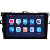 Victor Toyota 2007-2013 Corolla Android Kablosuz Carplay Navigasyon Multimedya 9 Inch Ekran 2G Ram 32GB Hafıza - Siyah