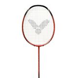 VICTOR Wavetech 7 badminton raketi, yeni başlayanlar ve hırslı oyuncular için, kırmızı