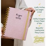 Victoria Journals Tarif Defteri Rose Ciltli Spiralli