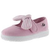victoria Mary-Janes Unisex Ojalá Canvas & cırt cırtlı bant ve şeritli kurdele, çocuklar için 105110, Petalo, 25 EU