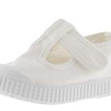 Victoria Unisex Çocuk Sandalya Lona Tintada Velcro Düşük Top Spor Ayakkabı, Beyaz (20 Beyaz), 24 EU