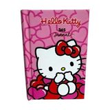 Vıctorıa's Journals 525-1989 Hello Kıtty And Frıedns A7 Sert Kapak Günlük Ajanda 80 Gr. 368 Sayfa - Pembe