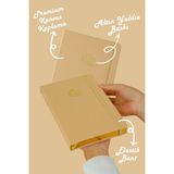 Victoria's Journals Bujo Bej 96 Yaprak A5 160 gr Noktalı Keten Defter
