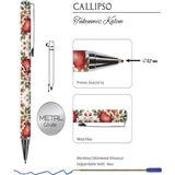 Victoria's Journals Callıpso 0.7 mm Mavi Tükenmez Kalem - Kırmızı - Beyaz