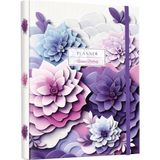 Victoria's Journals Gizli Spiralli Süresiz Planlayıcı Ajanda 17x24 Cm 100 gr. 3 adet ayraç-Haftalık bölümü 112 sayfa-To Do bölümü 30 sayfa-Noktalı Not bölümü 50 sayfa - 1285