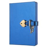Victorias Journals Hush Hush Metalik Kilitli Defter 13x18 Cm Mavi