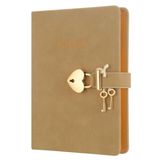 Victorias Journals Hush Kilitli Not Defteri 160 Yaprak Çizgili Bej 1335 13x18 cm