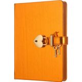 Victorias Journals Hush Kilitli Not Defteri 160 Yaprak Çizgisiz Turuncu 4401 13x18 cm