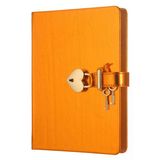 Victoria's Journals Hush Kilitli Not Defteri 160 Yaprak Çizgisiz Turuncu 4401 13X18cm