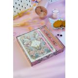 Victoria's Journals Kutulu Set, A5 Sert kapaklı Çizgili Defter ve Metal Gövdeli Tükenmez Kalem.