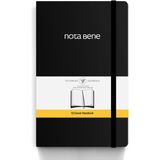Victoria's Journals Nota Bene Classic Esnek Kapak Defter 13x21 cm Siyah 200 Yapraklı Çizgili