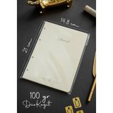 Victoria's Journals Ringo Defter Yedeği A5 96 Sayfa 100 Gram Ivory Düz - Krem