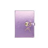 Victoria's Journals Vj Hush Hush Kilitli Metalik Defter Kutulu 80 Gram 160 Yaprak Çizgili Lila
