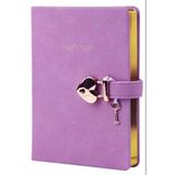 Victoria's Journals Vj Not Defteri Hush Hush Kilitli 13X18Cm 80 Gram 160 Yaprak Çizgili Lila 1333