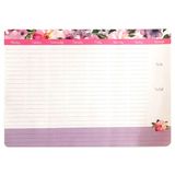 Victoria's Journals Water Color Pink 17x24 Weekly Planner