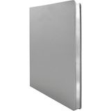 Victoria's Journals Zipper Folder 14.8x21 cm A5 Gümüş Noktalı Silver Defter