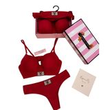 Victoria's Secret 2 Li Push Up Saten Sütyen Külot Takım