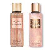 Victoria's Secret Bare Vanilla-Bare Vanilla Işıltılı Vücut Spreyi İkili Set