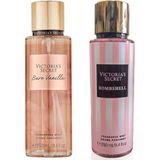 Victoria's Secret Bare Vanilla-Bombshell Vücut Spreyi Ikili Set 250 ml Kadınlar İçin Meyvemsi Çiçeksi Koku