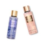 Victoria's Secret Işıltılı Vücut Spreyi İkili Set 250 ml Midnight Bloom ve Bare Vanilla Kadınlar İçin